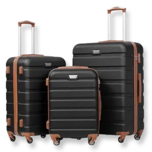 Coolife Luggage 3 Piece Set-Suitcase