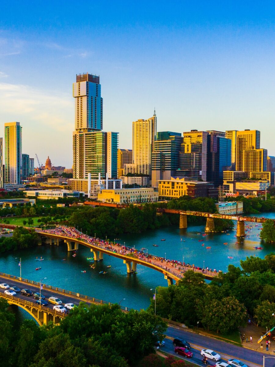 Colorful Cityscape Austin