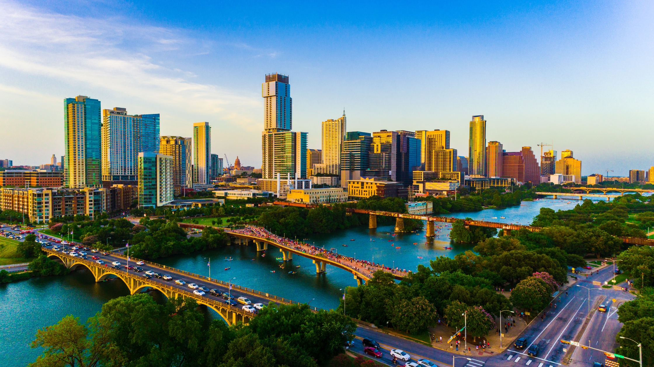 Colorful Cityscape Austin